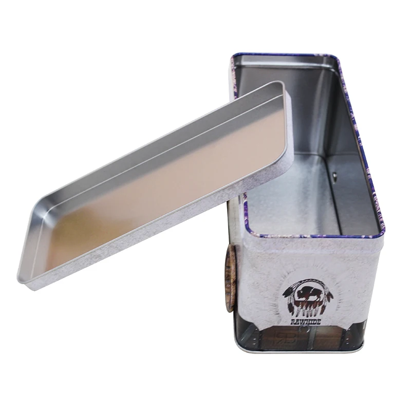 Fine-can rectangle bus shaped custom tin box for cake cookie chocolate packaging gift packaging tin can