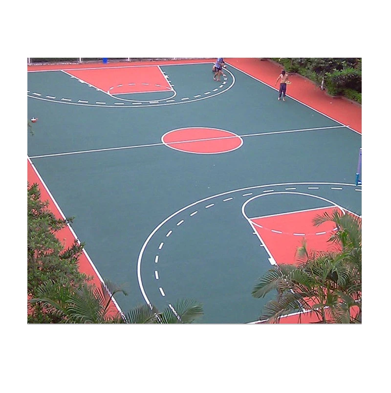 Polyurethane Sports Court Surface For Fustal /Basketball/Tennis/Badminton Court