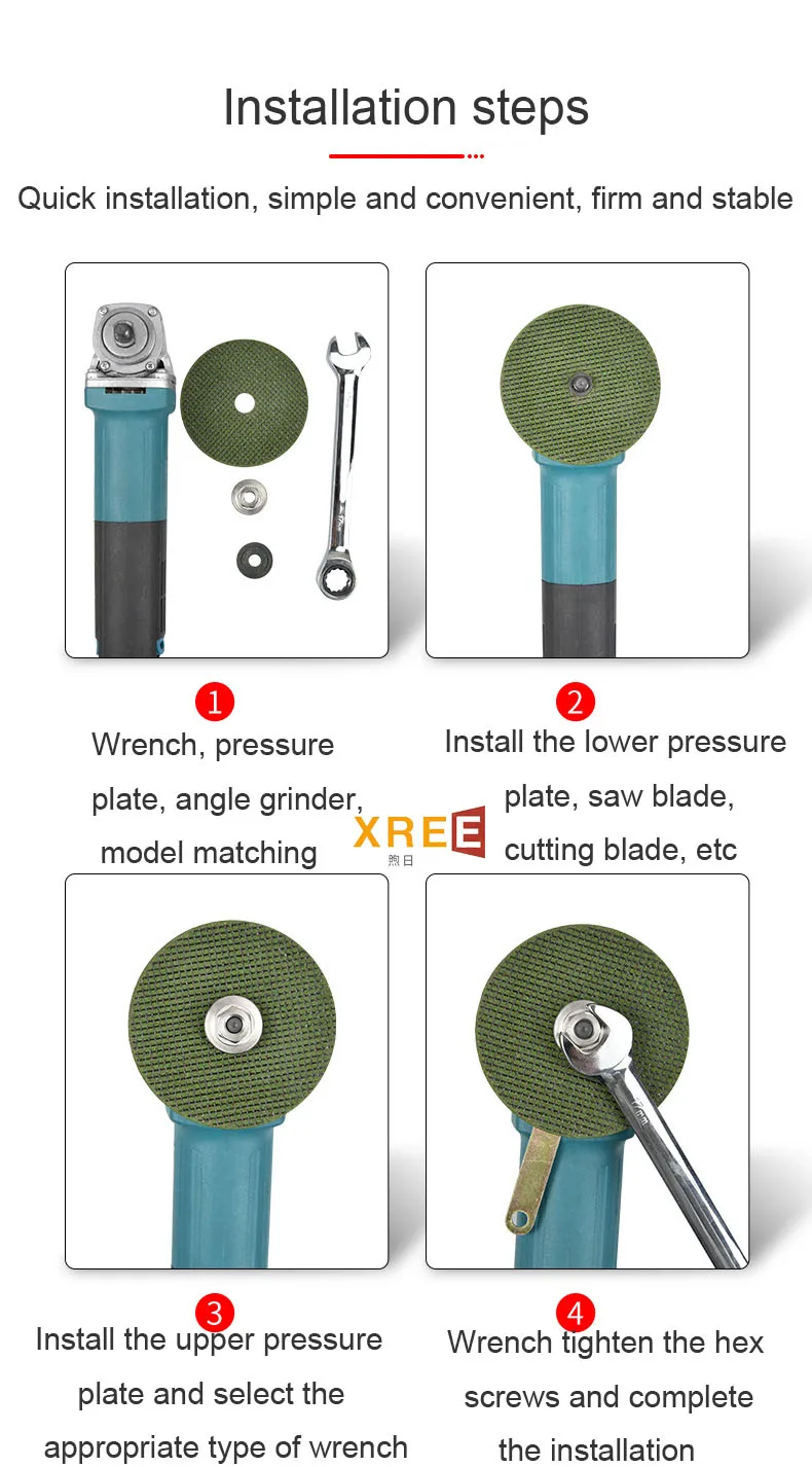Hot selling Stainless steel gland hex nut accessory grinding blade saw blade tool
