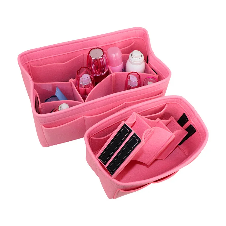 Encai Felt Purse Insert Handbag Organizer Bag in Bag Organizer Fits Speedy Neverfull with Inner Pocket S M L XL