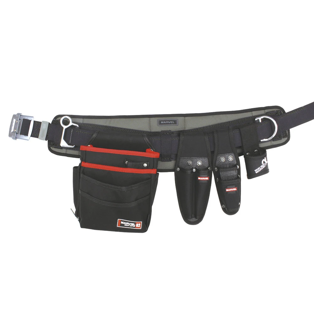 MARVEL Pocket Holder Handyman Electrician Waist Bag Carpenter Tool Belt