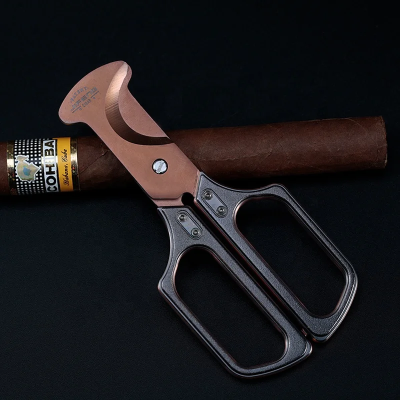 JIFENG JF-TZ251 business gift on desktop cigar sets copper and black double plated Luxury metal new Cigar Accessories Gift Set