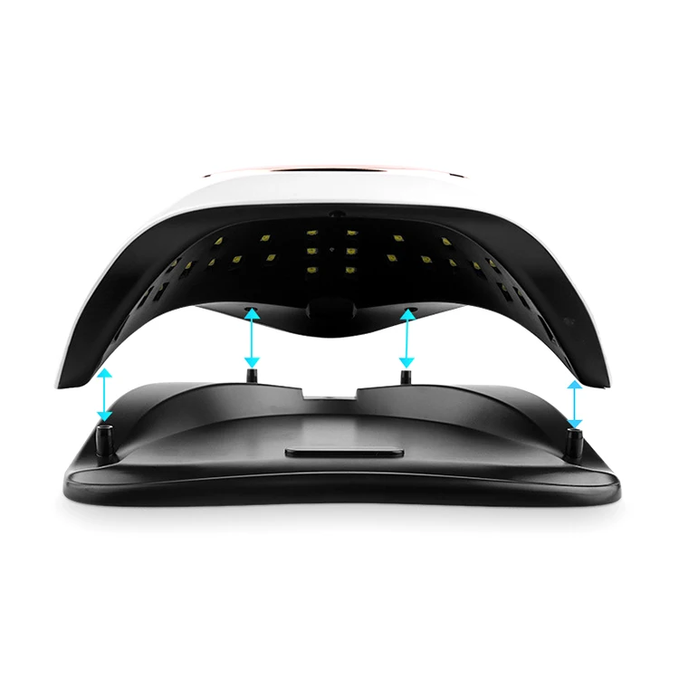 Nail lamp 168W cross-border factory wholesale UV nail art phototherapy machine LED nail polish glue baking lamp