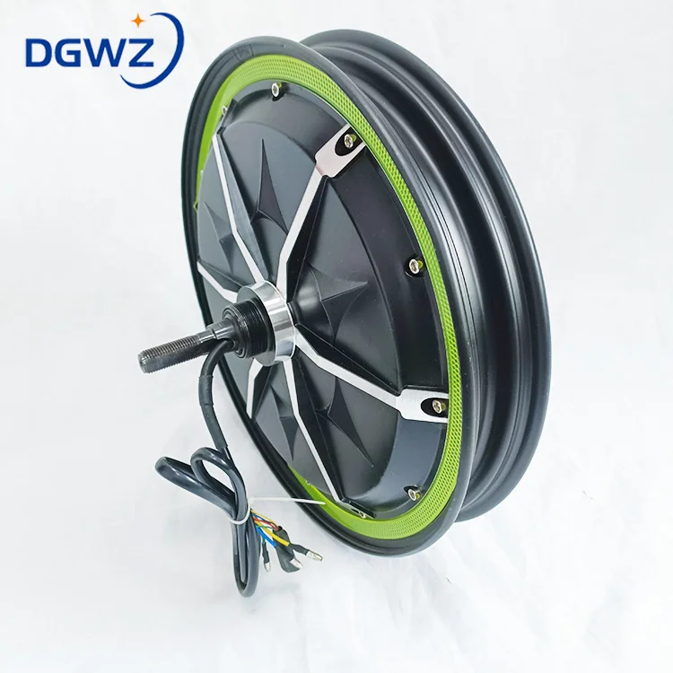 High Efficiency 16 inch 48v 1000W 1500W Electric Bicycle Ebike E Bike Hub Motor Electric Motorcycle Hub Motor with Drum Brake