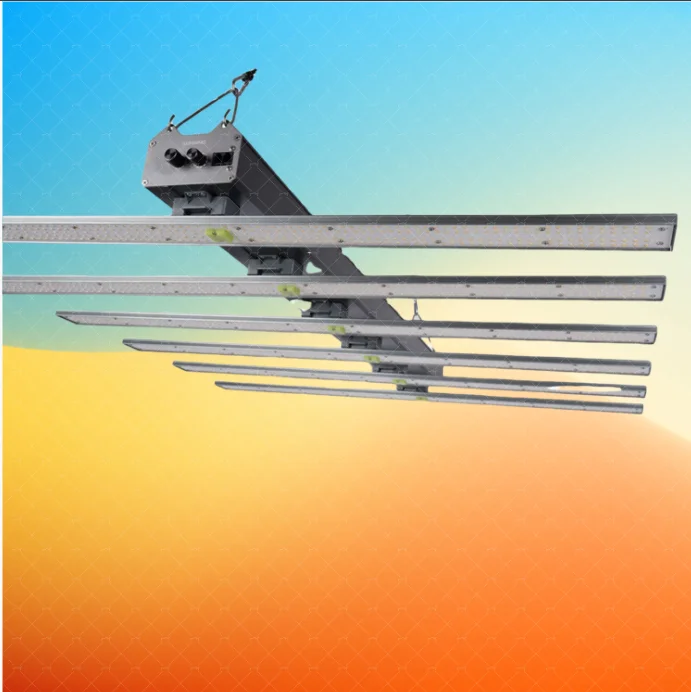 600W 12 Bars Samsung volles Spektrum Folding Led wachsen Licht fur Indoor Hydroponik Pflanze Wachstum Lampe