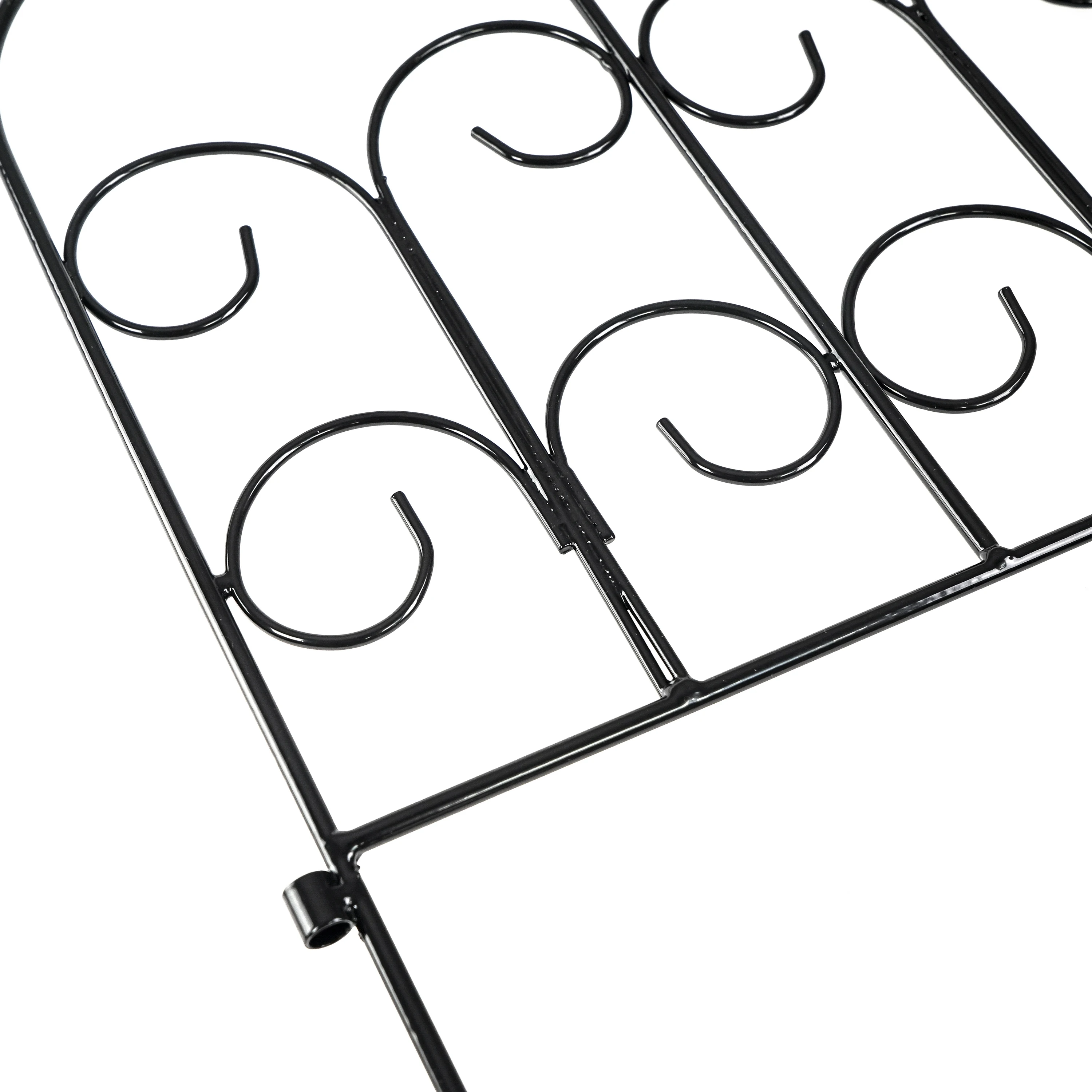 High Quality Morden Courtyard Fence Decorative Iron Panels Metal Portable Garden Fence