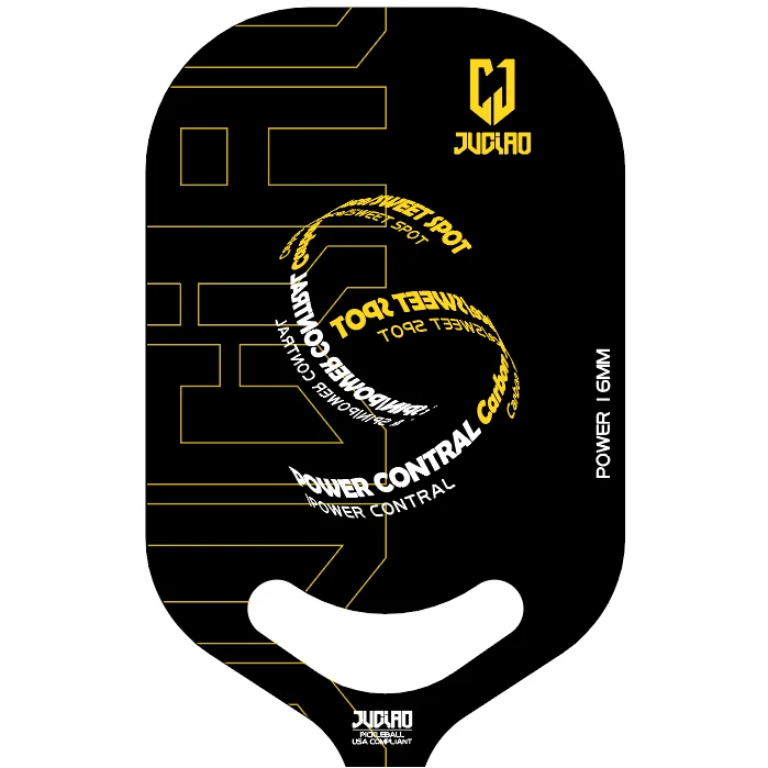 Customized Watermark USAPA Standard Unibody Carbon Fiber Edgeless Pickleball Paddle Thermoformed