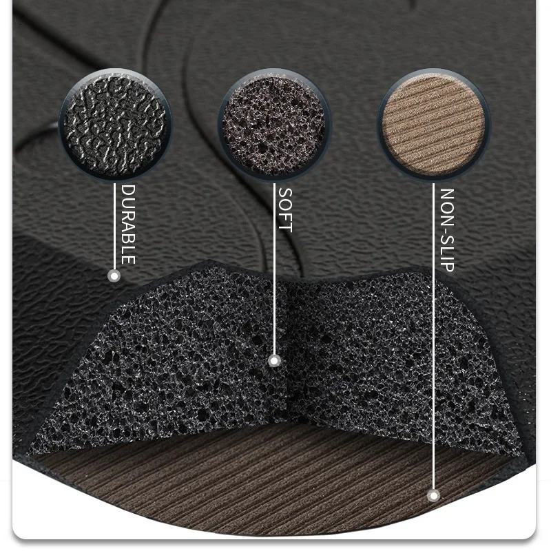 Customized New Anti fatigue Indoor Mat Kitchen Soft Thicker Floor Rugs Carved Floor Thicken Bath Useful Easy Clean Carpet