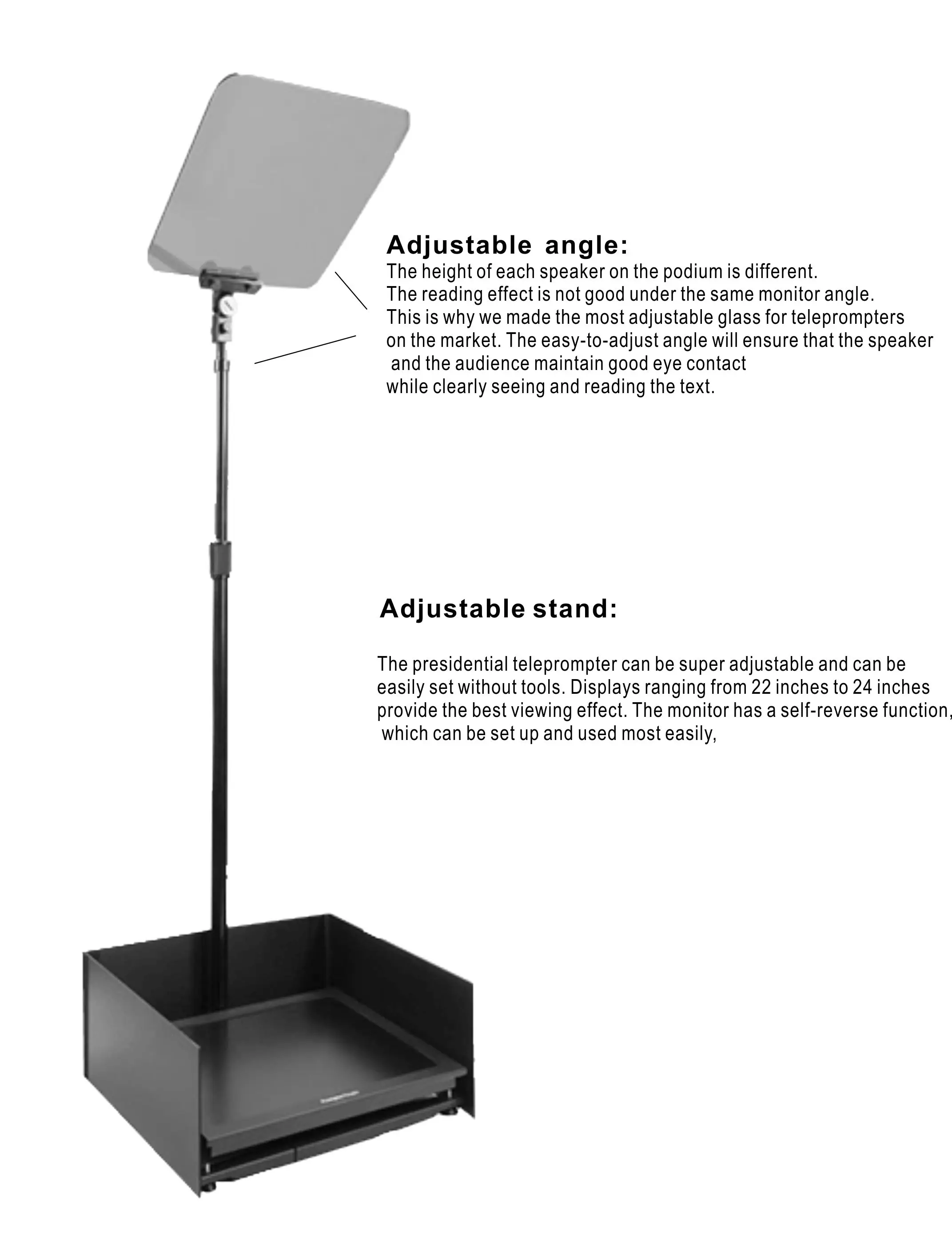 2021 самые популярные акумулятры для 22 дюймов apaitu prompter динамик речи телесуфлер для подиума