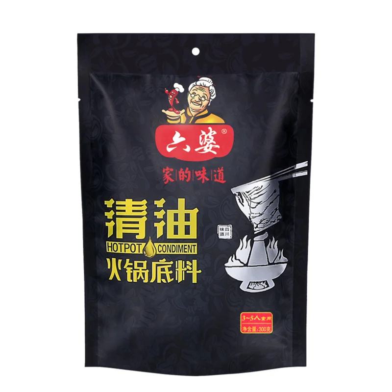 Liupo 300g*30bag Huoguo Base Material Vegetable Oil Hot Pot Soup