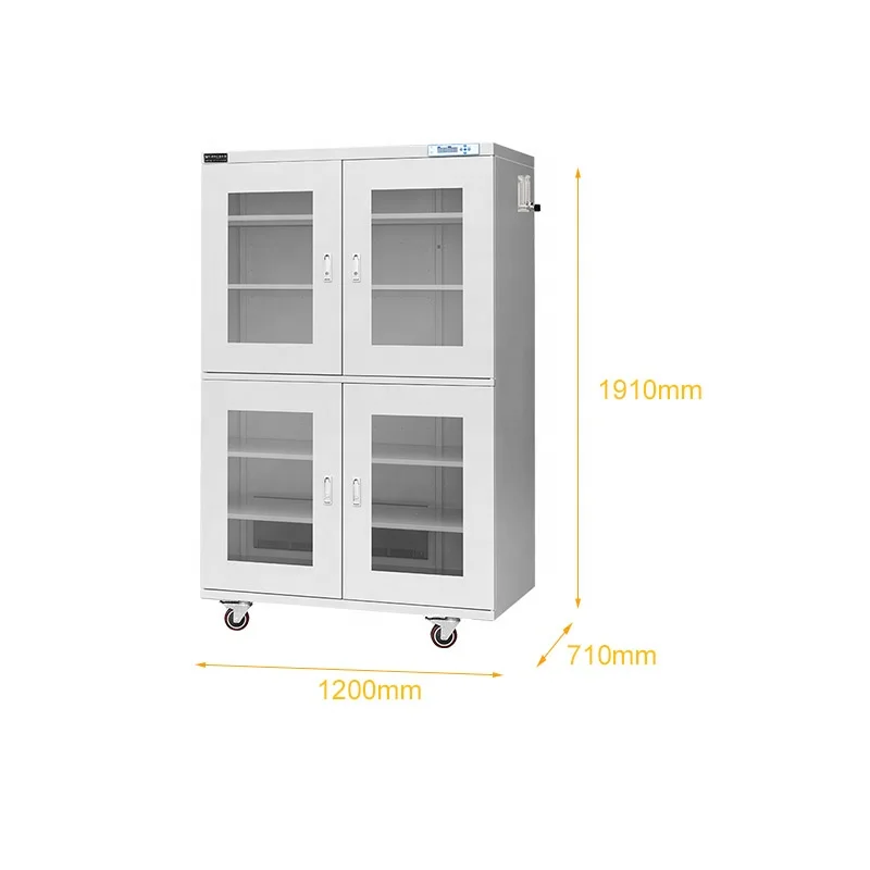 1440L 4 or 6 door  N2 cabinet auto ESD dry box cabinet Humidity control cabinet