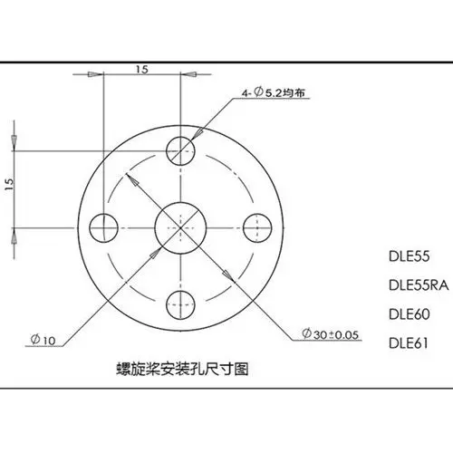 New DLE55RA Gasoline engine 55CC For Model Airplane