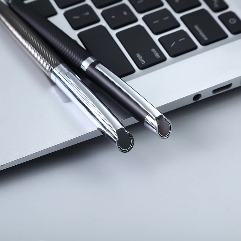 2024 Luxury Business Hotel VIP Gift Stainless Steel Metal Signature Parker Ink Premium Ballpoint Rollerball Pen With Custom Logo