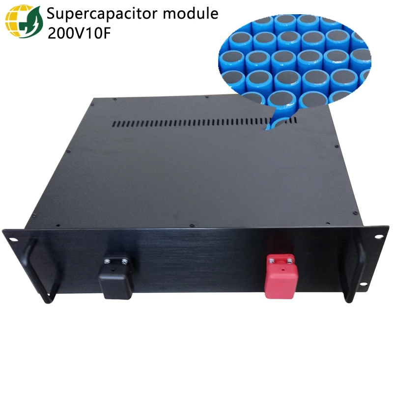 200V10F YKY supercapacitor battery graphene Module for wind turbine solar system ultracapacitor 48V 72V ODM capacitor bank