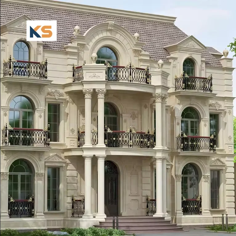 Villa Portico украшение GRC полый бетон искусственный камень столб мраморная колонна