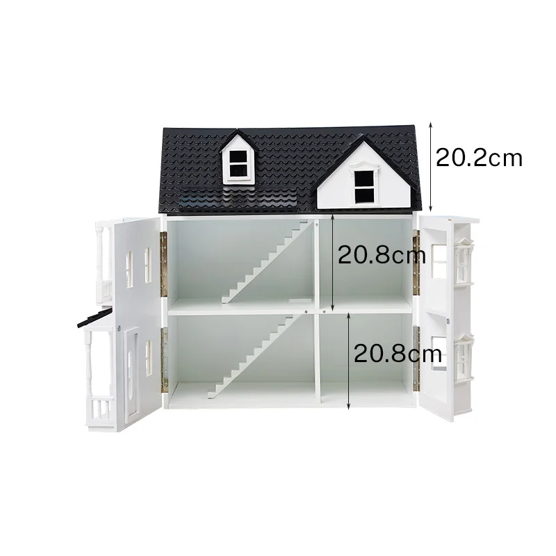 Деревянный кукольный домик