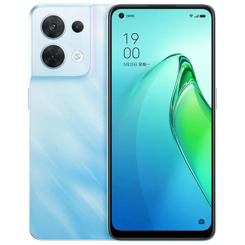 2022 new official oppo reno8 smartphone 5g MediaTek 8100 maximum main camera 120Hz 4500mAh battery fast charging NFC