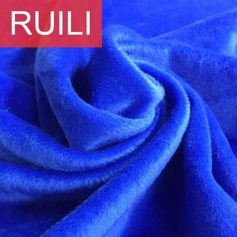 Tricot knitted brushed soft toy material 100% polyester mink fur velboa fabric