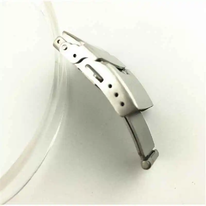  Нержавеющая сталь Flip Lock бабочка туфли с ремешком и пряжкой раза застежка-Бабочка Пряжка для часов