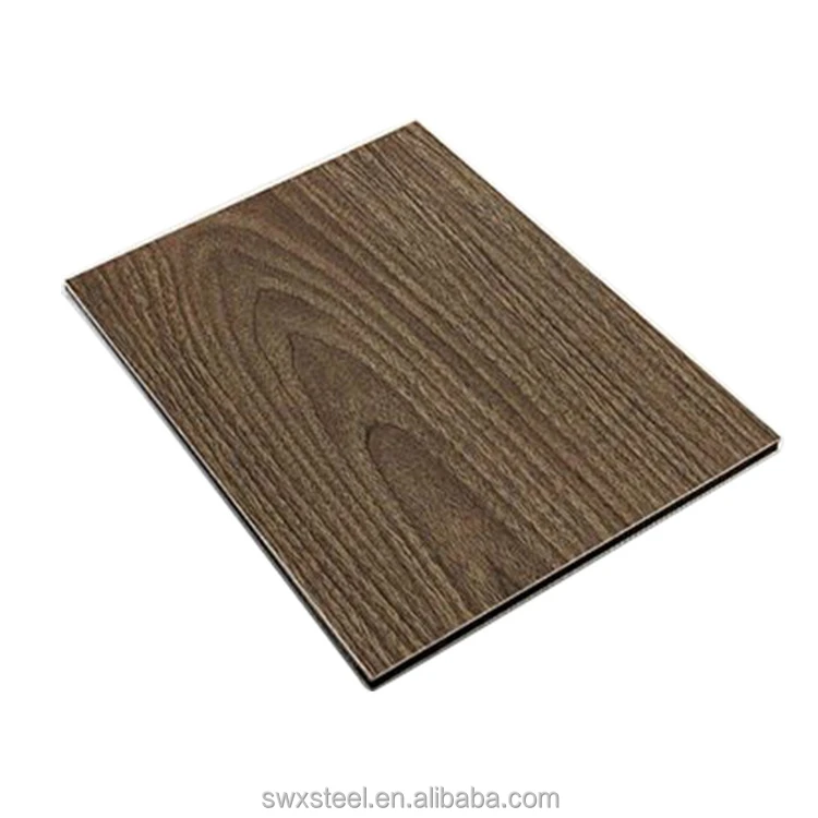 Prime Pe Pvdf 3mm 4mm Interior Decoration Aluminum Pattern Composite Acp Wall Panels Wood Grain Aluminum Plastic Composite