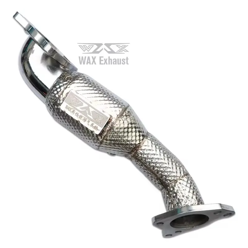 Car Downpipe Exhaust For Honda Civic 2016-2021 Stainless Steel Heat Shield Exhaust Downpipe For Honda Civic Accord