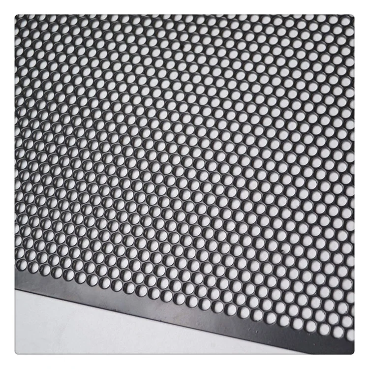 Aluminum round hole perforated metal sheet for indoor decoration