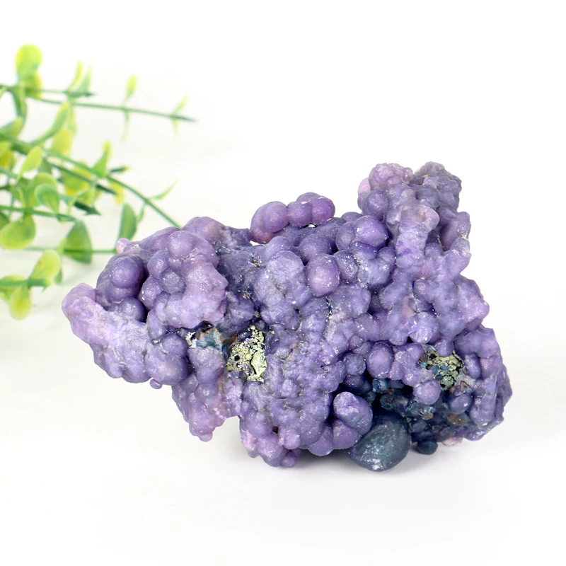 Wholesale Natural Raw Purple Grape Agate Cluster Indonesia Mineral Specimen Grape Agate Cluster For Fengshui