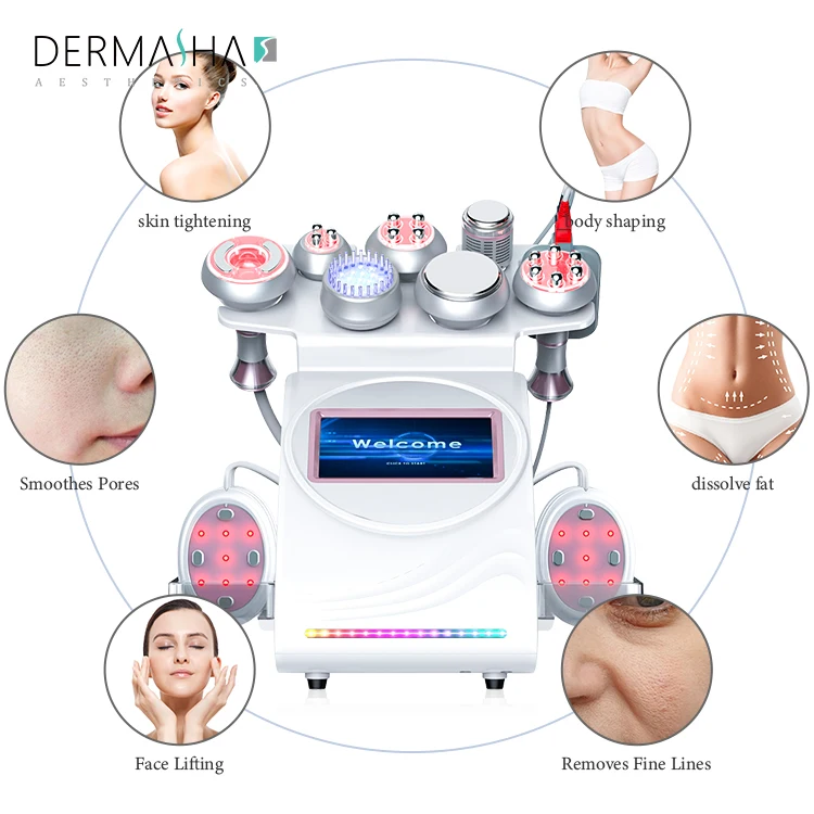9 in1 Body Slimming Reduce Tightening Body Sculpting RF EMS Pads Fat Reducing Machine