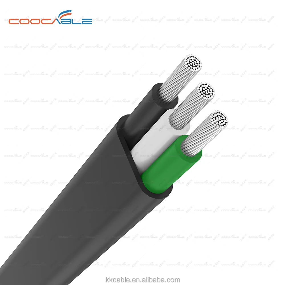 10/3 AWG  Spec Triplex Flat AC Marine Wire - 18 Feet