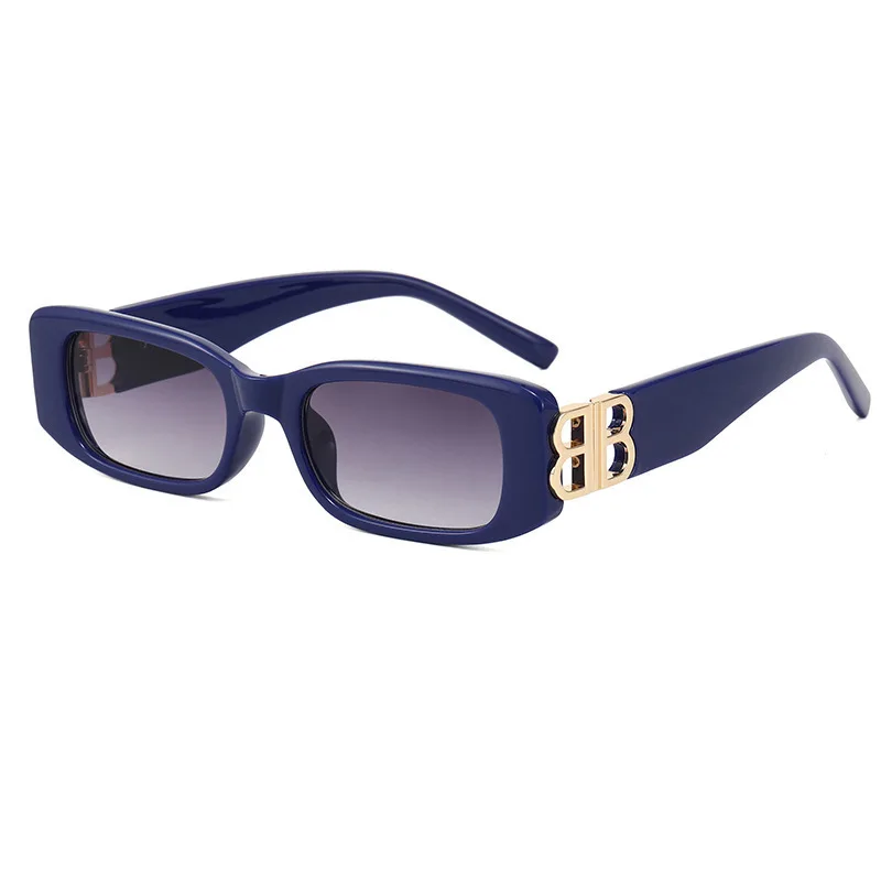 Fashion Designer 2021 Chic Eyewear Unique Vintage Outdoor Gafas Letter B Shades Custom OEM UV400 Cheap Unisex Shades Sunglasses