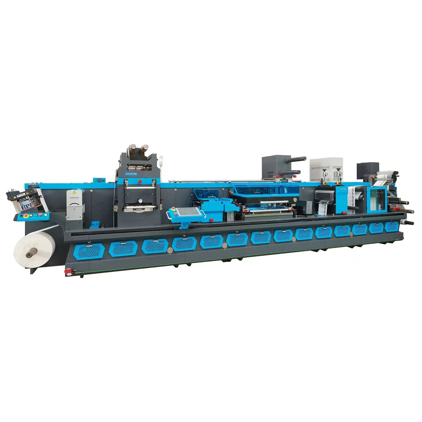 HONTEC MPX-350 Rotary die cutting with roll to roll for labels