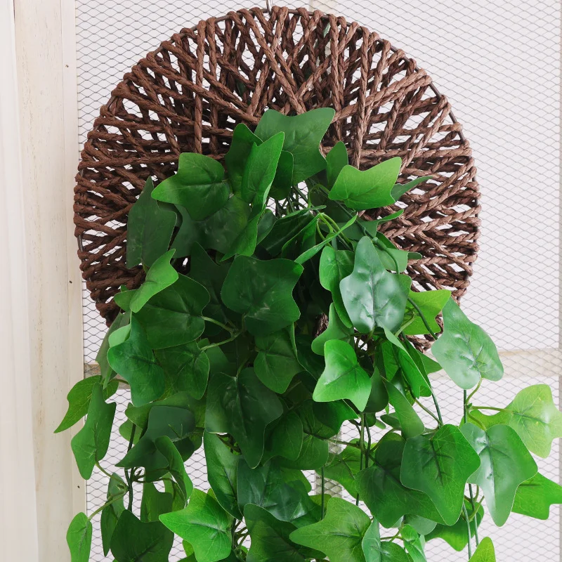 Home decoration artificial hanging green plant rattan pachyrhizus leaves ivy simulation green plant for decoration