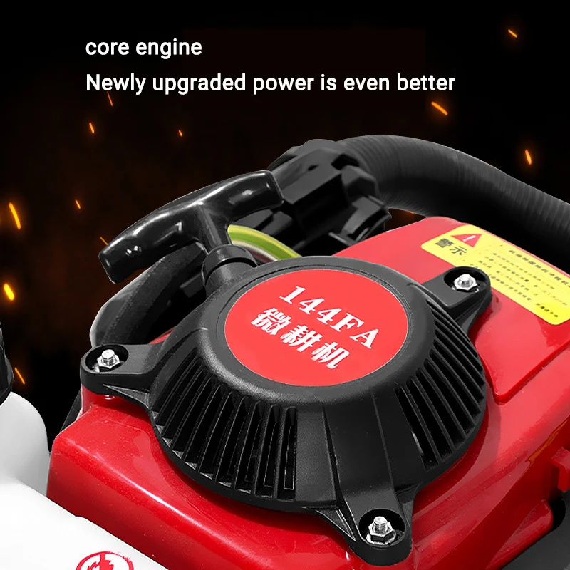 Four stroke paddy field hoeing trenching machine plowing land land reclamation micro tillage machine Tiller