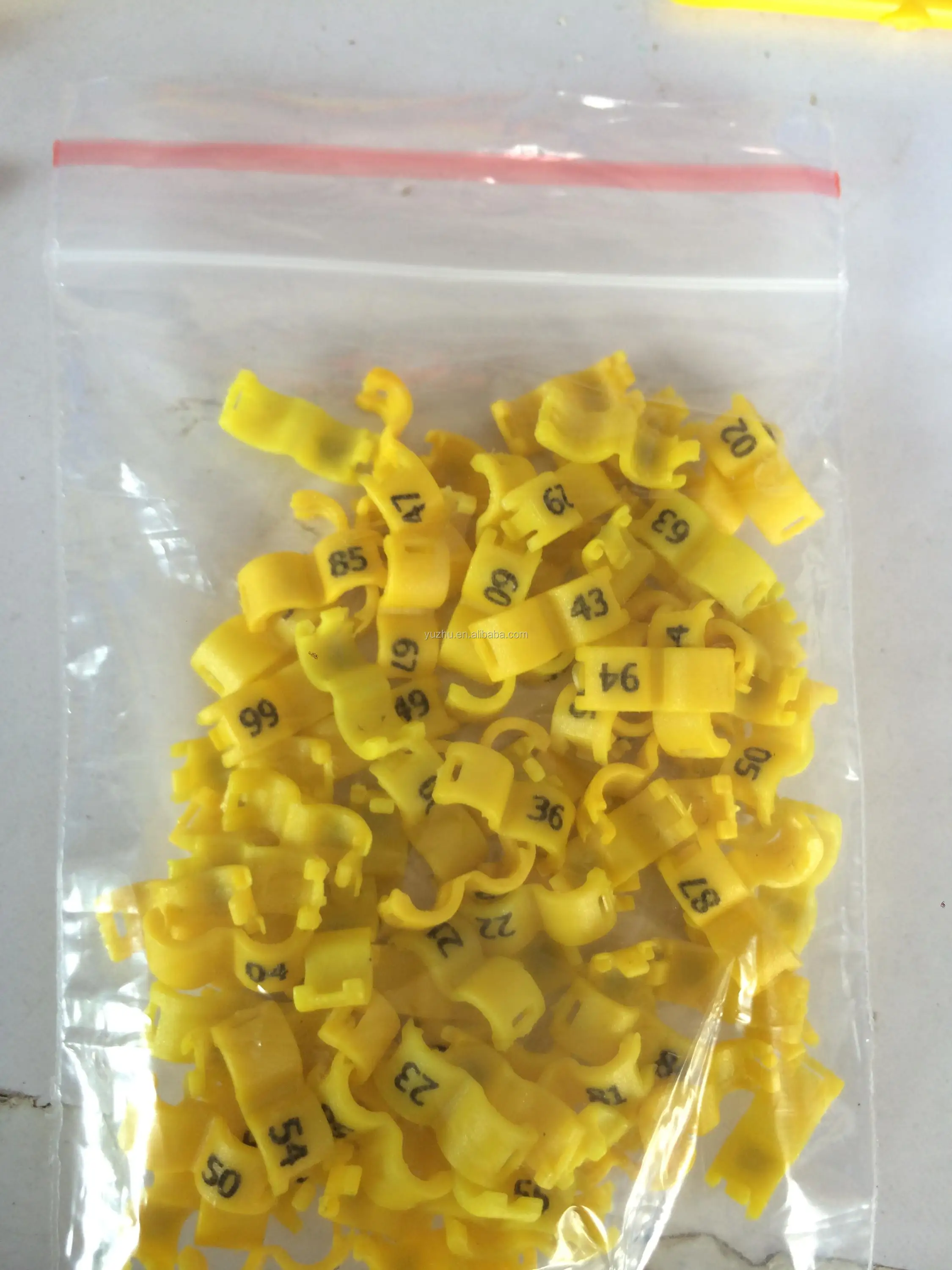 Красочные кольца с птицами зажимом для голубей/3/5 5/6 мм