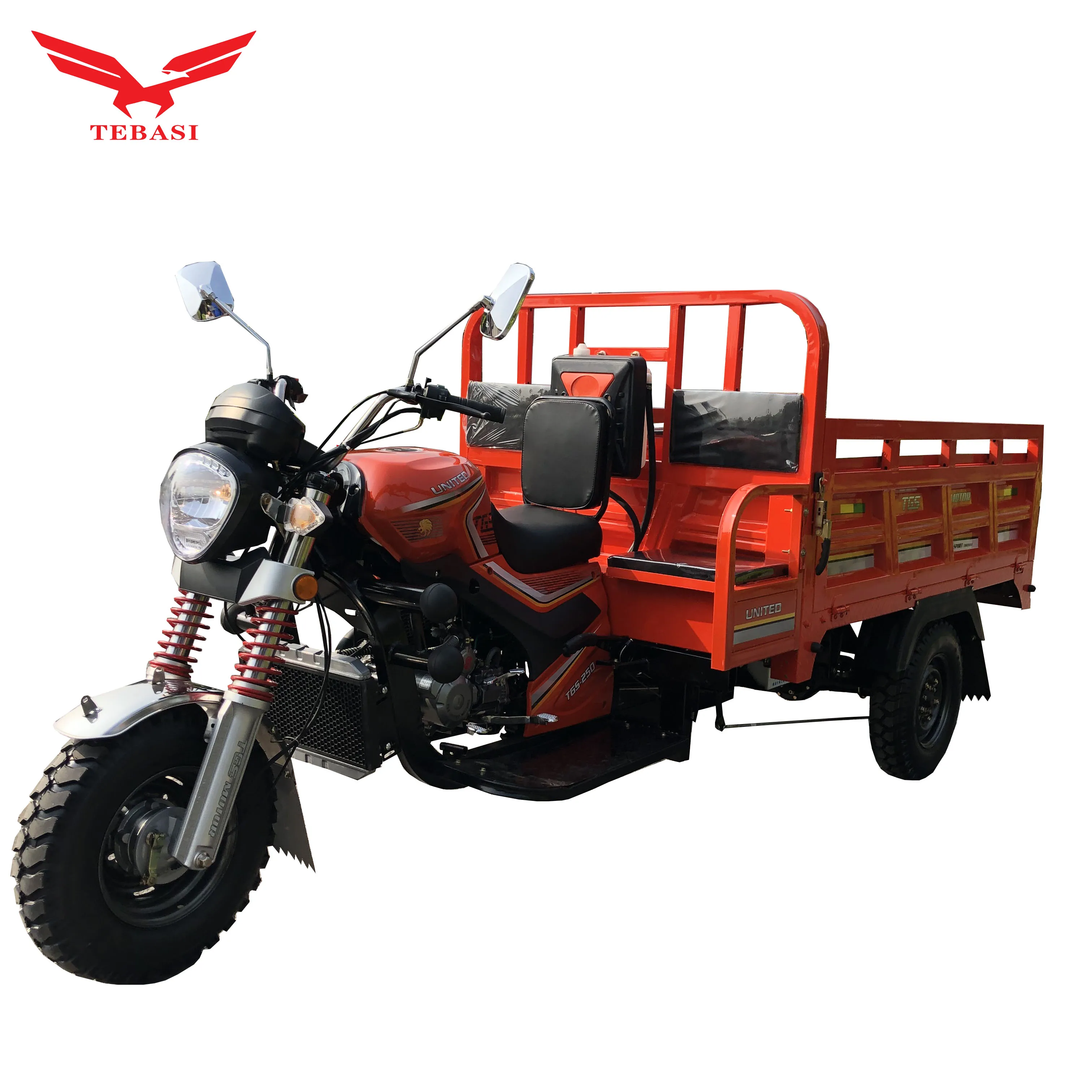China Tricycle 250cc Petrol Cargo Bike Motorized Tricycles 3 Wheel  Gasoline For Adults