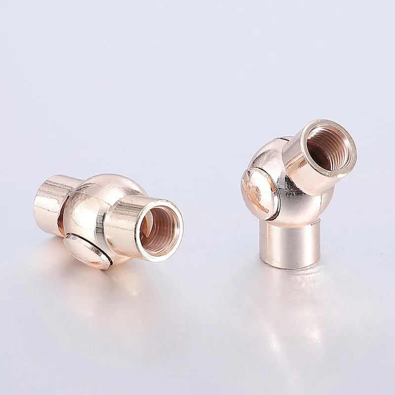 Factory Price Brass Adjustable Lamp Swivel Rotary Swivel Joint Lamp Swivel Ball Joint Metal Swivel Joint Use For Lamp