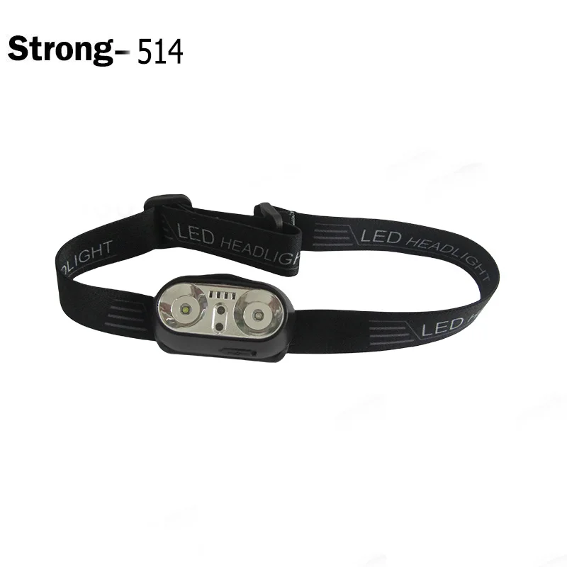 strong long-range dual charging headlamp for outdoor night fishing light sensing blue and white headlight