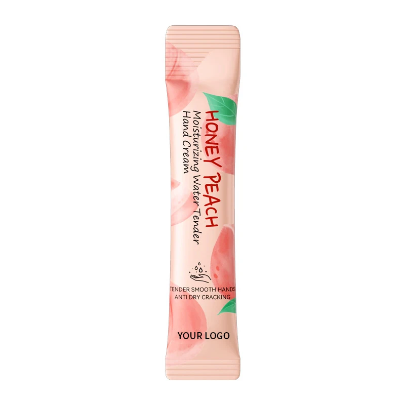 Private Label Natural Organic Moisturizing Whitening Hand Skin Care Grapefruit Juicy Peach Fruit Travel Size 4ml Mini Hand Cream