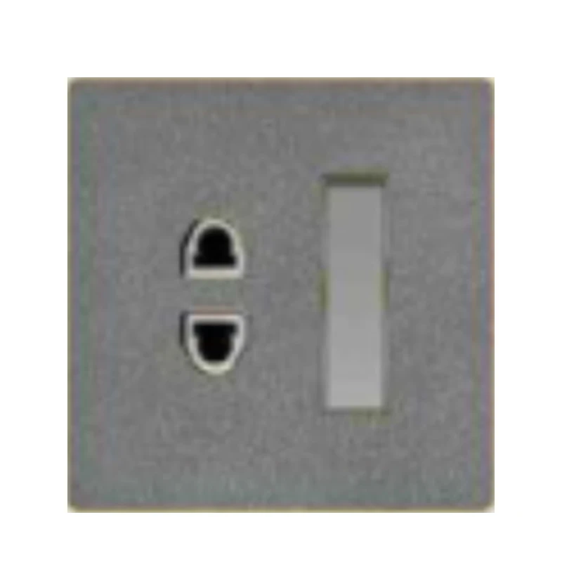 YUANKY A1 SWITCH SOCKET one gang 1way MF switched satellite with without neon USB tel TV composite acrylic switches sockets