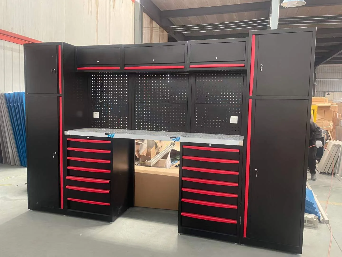 Hardware Hanging Tool Cabinet Heavy-duty Customizable Metal Thickening Tool Workshop Storage Cabinet Drawer