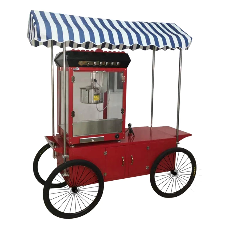 Cinema Popcorn Machine 16 Oz Automatic Electric Commercial Movie Theater Style Pop Corn Popper Caramel Ball Type Popcorn Maker