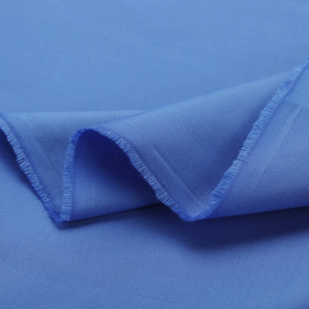 140gsm Pure Cotton and Polyester Woven Fabric Twill Plain Jacquard for Pajamas Jackets