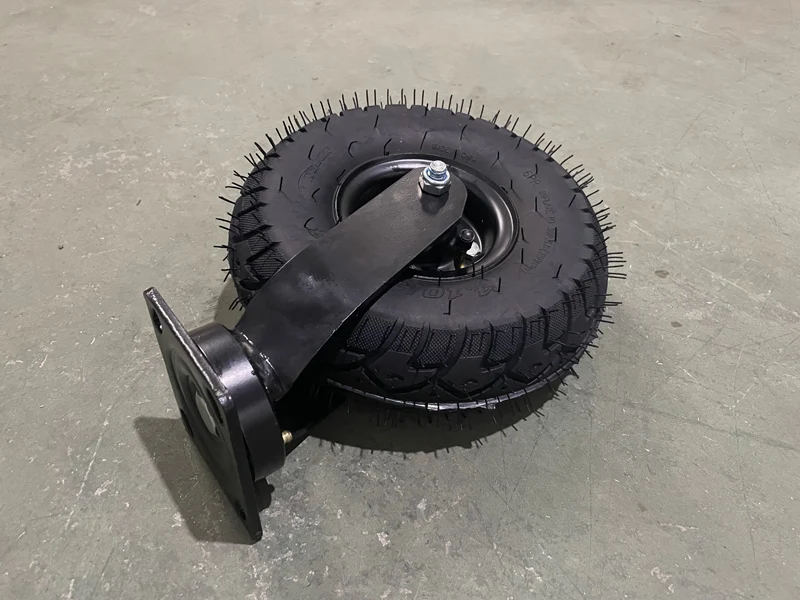  Inflatable Wheel Pneumatic Casters Caster Trolley Wheels Industrial Caster Pu Shipping Container Polyurethane