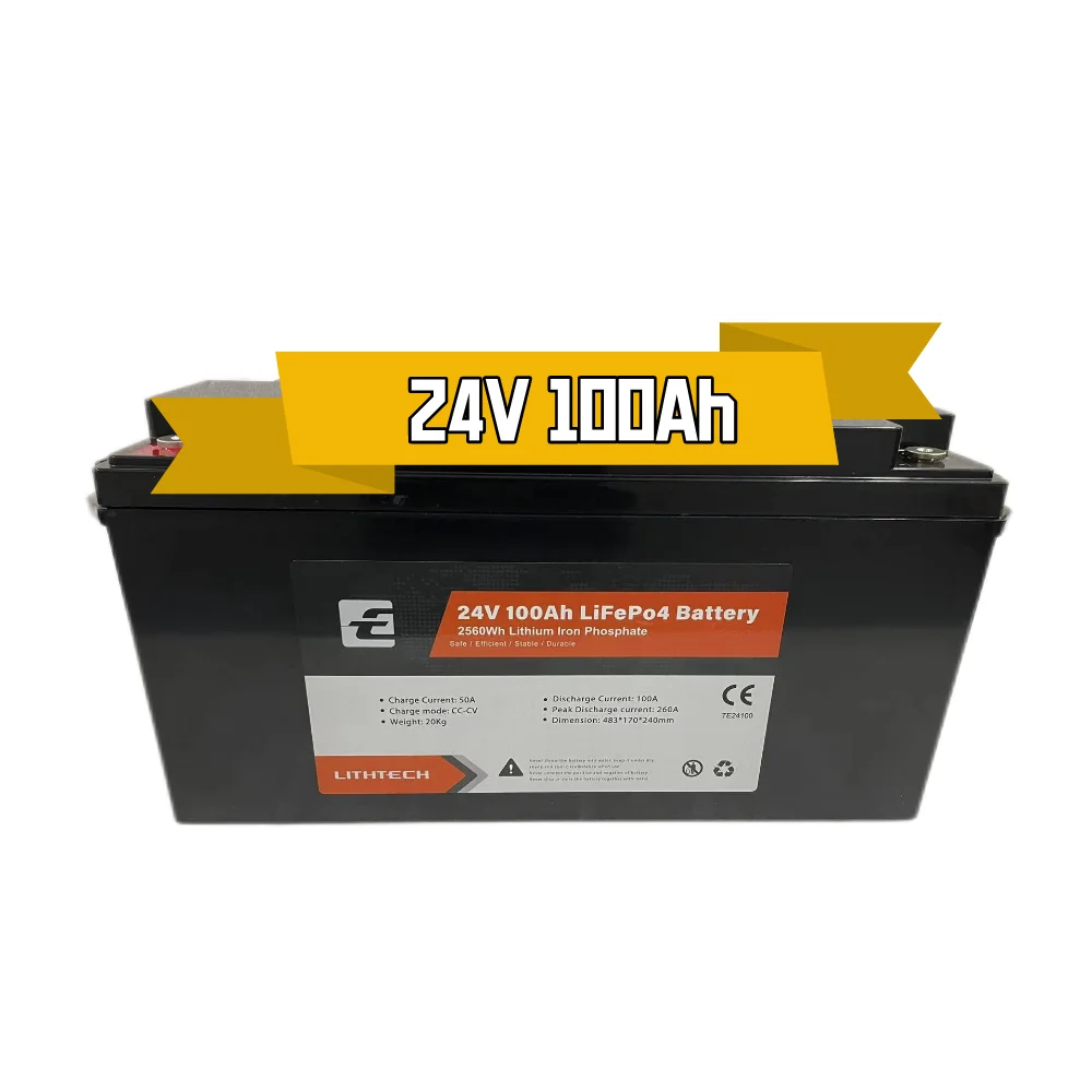 High quality rechargeable lifepo4 24v 100ah 200ah battery lithium ion energy storage batteries pack for home