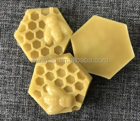 Eco friendly Natural  organic food wrapping 6 pack beeswax cloth wrap  for school lunch