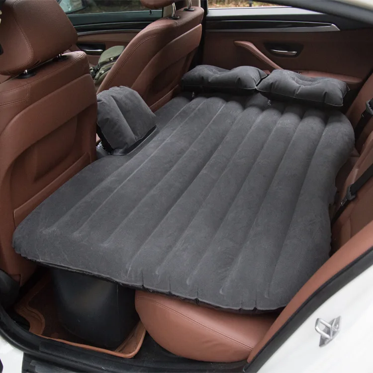 Hot Sale Soft Comfortable PVC Flocking Travel Air Inflatable Car Bed Mattress