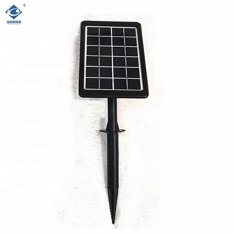 Factory Supply High Efficiency ZW-3W-S Outdoor Solar Charger 6V 9V 12V Glass Laminated Solar Panel Sets