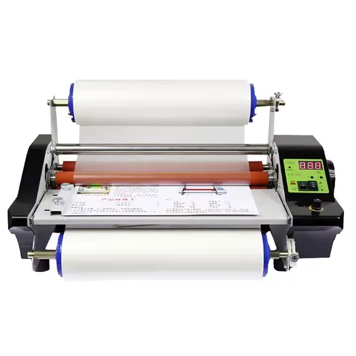 A3 Roll Roll AB Films Laminator Hot/Cold Transfer Crystal Sticker New Condition UV DTF Printers Engine PLC Gear Core Components