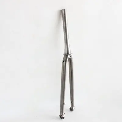 titanium road gravel bike flat mount disc brake  road bike fork