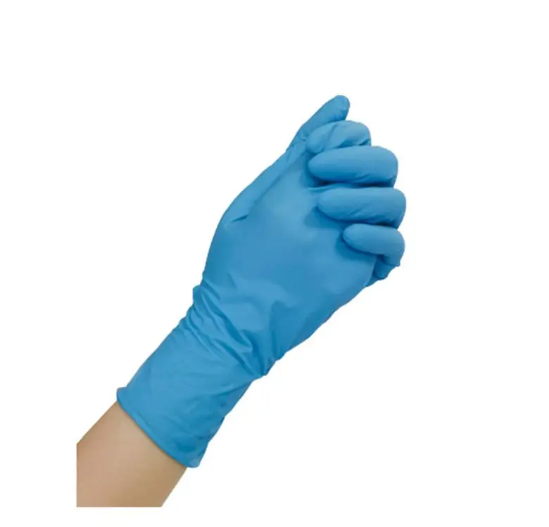 
Powder Free Nitrile Disposable Gloves Blue Factory Hot Examination Gloves 